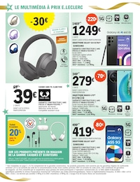 Offre Smartphone Samsung dans le catalogue E.Leclerc du moment à la page 48