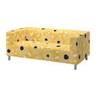 Aktuelles Bezug 2er-Sofa Tingetorp gelb/weiß/Blumenmuster Tingetorp gelb/weiß/Blumenmuster Angebot bei IKEA in Mönchengladbach ab 79,00 €