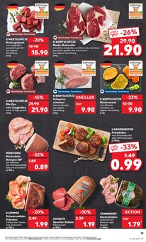 Rindfleisch im aktuellen Kaufland Prospekt (Leverkusen) Rindfleisch im Kaufland Prospekt "KNĂśLLER" mit 54 Seiten (Leverkusen)