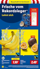 Aktueller Lidl Prospekt mit Bananen, "LIDL LOHNT SICH", Seite 4