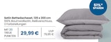 Aktuelles Satin Bettwäscheset Angebot bei E center in Nürnberg ab 29,99 €