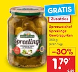 Spreelinge Gewürzgurken Angebote von Spreewaldhof bei Netto Marken-Discount Leipzig für 1,79 €