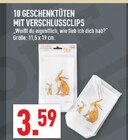 10 Geschenktüten mit Verschlussclips Angebote bei Marktkauf Dortmund für 3,59 €