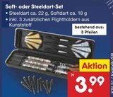 Soft- oder Steeldart-Set im Angebot bei Netto Marken-Discount in Neuss Soft- oder Steeldart-Set Angebote bei Netto Marken-Discount Neuss für 3,99 €