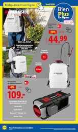 Prix et réduction Pulvérisateur dans le prospectus Lidl en cours Offre Pulvérisateur dans le catalogue Lidl du moment à la page 38