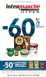 Prospectus Intermarché Hyper à Agen, "-60% DE REMISE IMMÉDIATE SUR LE 2ÈME", 32 pages, 04/08/2026 - 16/08/2026