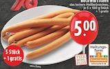 EDEKA Alpen - Bockwürstchen Angebot im Prospekt Bockwürstchen bei EDEKA im Alpen Prospekt für 5,00 €