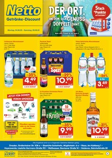 Netto Marken-Discount Prospekt "DER ORT, AN DEM DU IMMER AUSGEZEICHNETE PREISE FINDEST." mit  Seiten (Hoyerswerda)
