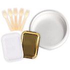 SUR TOUS LES LOTS DE PLATEAUX EN CARTON, DE COUVERTS EN BOIS ET VAISSELLE À JETER PULPE en promo chez Carrefour Market SUR TOUS LES LOTS DE PLATEAUX EN CARTON, DE COUVERTS EN BOIS ET VAISSELLE À JETER PULPE dans le catalogue Carrefour Market
