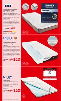 Bettwäsche Angebot im aktuellen Matratzen Concord Prospekt auf Seite 4