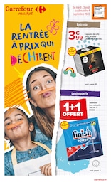 Prospectus Carrefour Market en cours, "La rentrée à prix qui déchirent", 12 pages