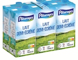 Lait UHT Demi-Écrémé Briques - PÂTURAGES en promo chez Intermarché Express Versailles à 4,20 €