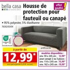 Housse de protection pour fauteuil ou canapé - BELLA CASA en promo chez Norma Villers-lès-Nancy à 12,99 €