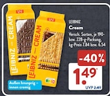 Cream im ALDI SÜD Prospekt Cream von LEIBNIZ im aktuellen ALDI SÜD Prospekt für 1,49 €