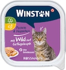 Katze Feine Pastete & Häppchen oder Junior Pastete von Winston im aktuellen Rossmann Prospekt für 0,25 €