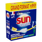 Tablettes Lave-Vaisselle "Grand Format" - SUN en promo chez Carrefour Cagnes-sur-Mer à 8,37 €