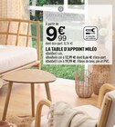 Promo LA TABLE D’APPOINT MILÉO à 9,99 € dans le catalogue Centrakor à Neuville-lès-Dieppe