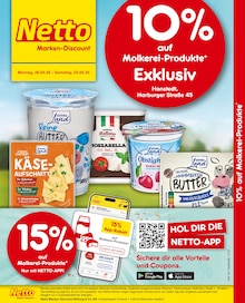 Aktueller Netto Marken-Discount Prospekt für Hanstedt und Ungebung, Seiten zum blättern Netto Marken-Discount Prospekt 10% auf Molkerei-Produkte mit Seiten in Hanstedt und Umgebung