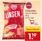 Aktuelle Chips Angebote bei Netto Marken-Discount in Regensburg Aktuelles Linsenchips Angebot bei Netto Marken-Discount in Regensburg ab 1,19 €