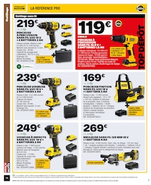 Promo Ponceuse Excentrique dans le catalogue Brico Dépôt du moment à la page 74