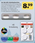 3er-Set LED-Unterbauleuchten für 8,99 € bei Netto mit dem Scottie im Angebot 3er-Set LED-Unterbauleuchten im aktuellen Netto mit dem Scottie Prospekt