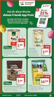 Fressnapf Filderstadt Prospekt der aktuellen Woche, gültig von 26.03.2026 bis 01.04.2026 Aktueller Fressnapf Filderstadt Prospekt "Tolle Oster-Angebote" mit 24 Seiten