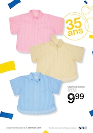 Prix et réduction Chemise dans le prospectus Zeeman en cours Offre Chemise dans le catalogue Zeeman du moment à la page 12