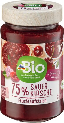 Fruchtaufstrich Sauerkirsche in Mönchengladbach im Angebot Fruchtaufstrich Sauerkirsche Angebot: Im aktuellen Prospekt bei dm-drogerie markt in Mönchengladbach