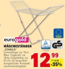 WÄSCHESTÄNDER „STABILO“ im Angebot bei E center in Stuttgart WÄSCHESTÄNDER „STABILO“ Angebote von eurogold bei E center Stuttgart für 12,99 €