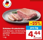 Aktuelle Braten Angebote bei Netto Marken-Discount in Mönchengladbach Aktuelles Schinken-Krustenbraten Angebot bei Netto Marken-Discount in Mönchengladbach ab 4,44 €