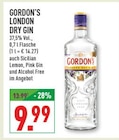 LONDON DRY GIN im Angebot bei Marktkauf in Bielefeld LONDON DRY GIN Angebote von GORDON'S bei Marktkauf Bielefeld für 9,99 €
