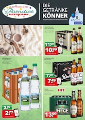 Aktueller Getränke Paradies Prospekt mit Wasser, "DIE GETRÄNKEKÖNNER", Seite 1