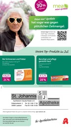 mea - meine apotheke Prospekt für Laatzen mit 4 Seiten mea - meine apotheke Prospekt für Laatzen: "Unsere Juli-Angebote", 4 Seiten, 01.07.2025 - 31.07.2025