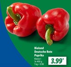 Lidl Nortorf - Deutsche Rote Paprika Angebot im Prospekt Deutsche Rote Paprika bei Lidl im Nortorf Prospekt für 3,99 €