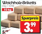 Weichholz-Briketts Angebote bei Wreesmann Stade für 3,99 €