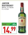 Irish Whiskey im Angebot bei Marktkauf in Hagen Irish Whiskey Angebote von Jameson bei Marktkauf Hagen für 14,99 €
