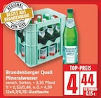 Mineralwasser von Brandenburger Quell im aktuellen EDEKA Prospekt