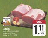 Aktuelle Schweinefleisch Angebote bei E center in Jena Aktuelles Lachsrolle Angebot bei E center in Jena ab 1,11 €