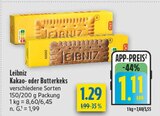 Kakao- oder Butterkeks Angebote von Leibniz bei diska Erlangen für 1,11 €