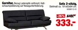 Sofa 2-sitzig im aktuellen Prospekt bei tejo's SB Lagerkauf in Giersleben