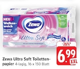 Ultra Soft Toilettenpapier Angebote von Zewa bei EDEKA Heilbronn für 6,99 €