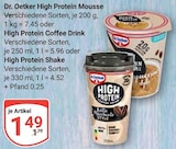 Aktuelle Energydrink Angebote bei GLOBUS in Gießen Aktuelles High Protein Mousse Angebot bei GLOBUS in Gießen ab 1,49 €