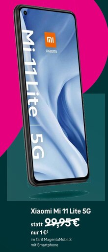 Smartphone Mi 11 Lite 5G Angebot in Ottobeuren im aktuellen Prospekt bei Telekom Shop in Ottobeuren