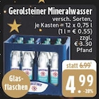 Mineralwasser Angebote von Gerolsteiner bei EDEKA Dorsten für 4,99 €