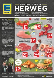 Aktueller EDEKA Prospekt mit Wurst, "Aktuelle Angebote", Seite 1