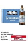 Hell oder Weissbier von Benediktiner für 14,98 € bei METRO im Angebot Hell oder Weissbier von Benediktiner im aktuellen METRO Prospekt