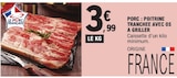Porc : Poitrine Tranchée avec Os à Griller en promo à 3,99 € chez E.Leclerc Porc : Poitrine Tranchée avec Os à Griller dans le catalogue E.Leclerc
