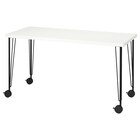 Schreibtisch weiß/schwarz im Angebot bei IKEA in Aschaffenburg Schreibtisch weiß/schwarz Angebote von LAGKAPTEN / KRILLE bei IKEA Aschaffenburg für 81,99 €