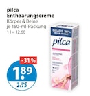 Enthaarungscreme im V-Markt Prospekt Enthaarungscreme von pilca im aktuellen V-Markt Prospekt für 1,89 €