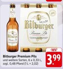 Bitburger Premium Pils im Angebot bei EDEKA in Bruchsal Bitburger Premium Pils Angebote von Bitburger bei EDEKA Bruchsal für 3,99 €